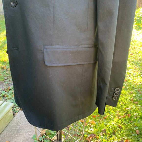 NWT Gap Man's Black Cotton Sports Jacket - Picture 5 of 16